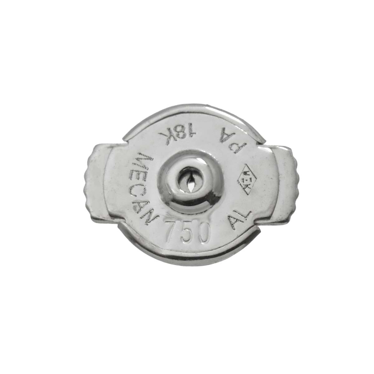 Damour Diamond Earrings Pierced 18K WG 750