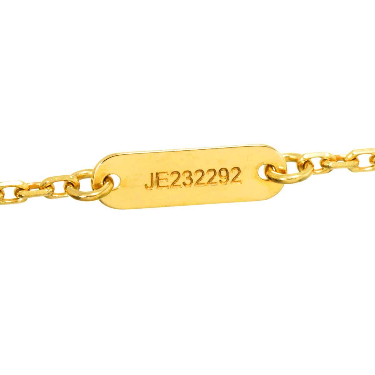 Vintage Alhambra Onyx Necklace 18K YG 750