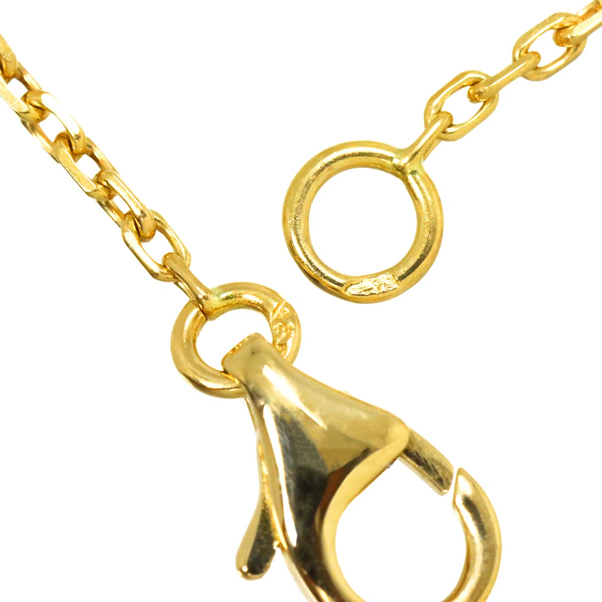 Vintage Alhambra Onyx Necklace 18K YG 750