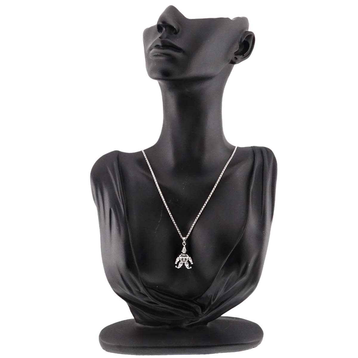 Happy Diamond clown Necklace 18K WG 750