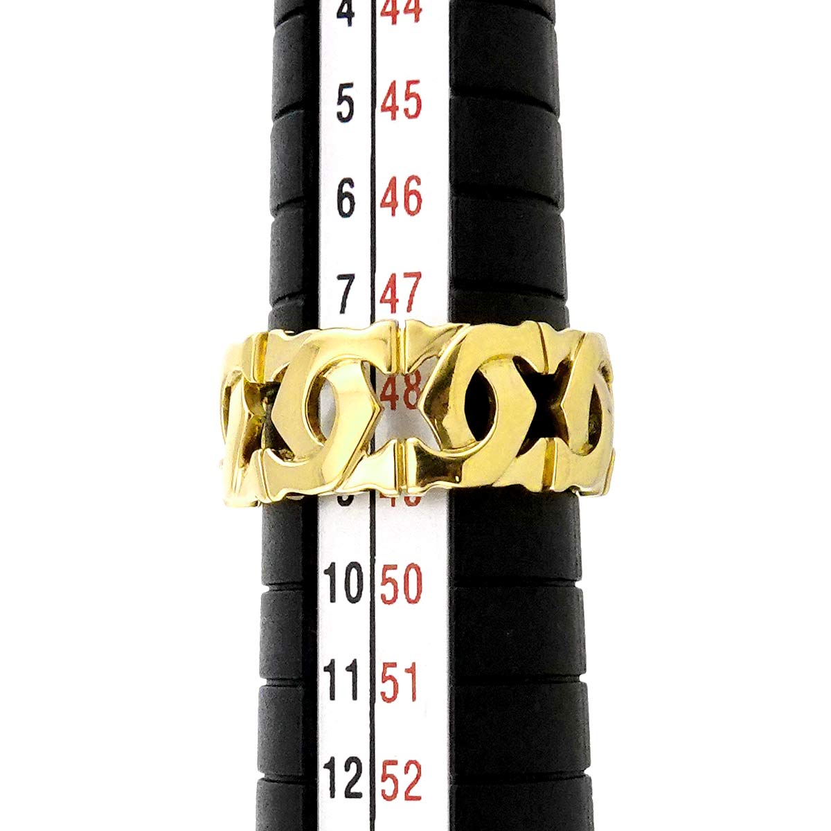 Ring 18K Yellow Gold 750 size49 4.5-4.75(US)