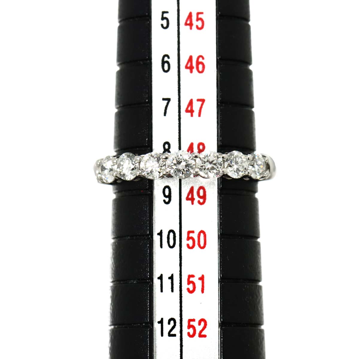 Forever Half Diamond Ring Platinum size4.5(US)