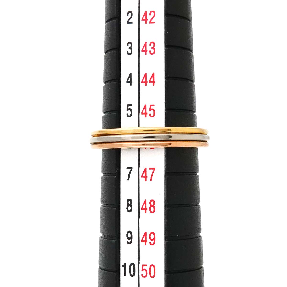 VENDOME Ring 18K YG WG PG 750 Size46 3.75(US)