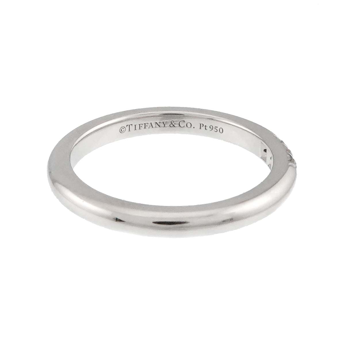 Forever Band Diamond Ring Platinum size3.25(US)