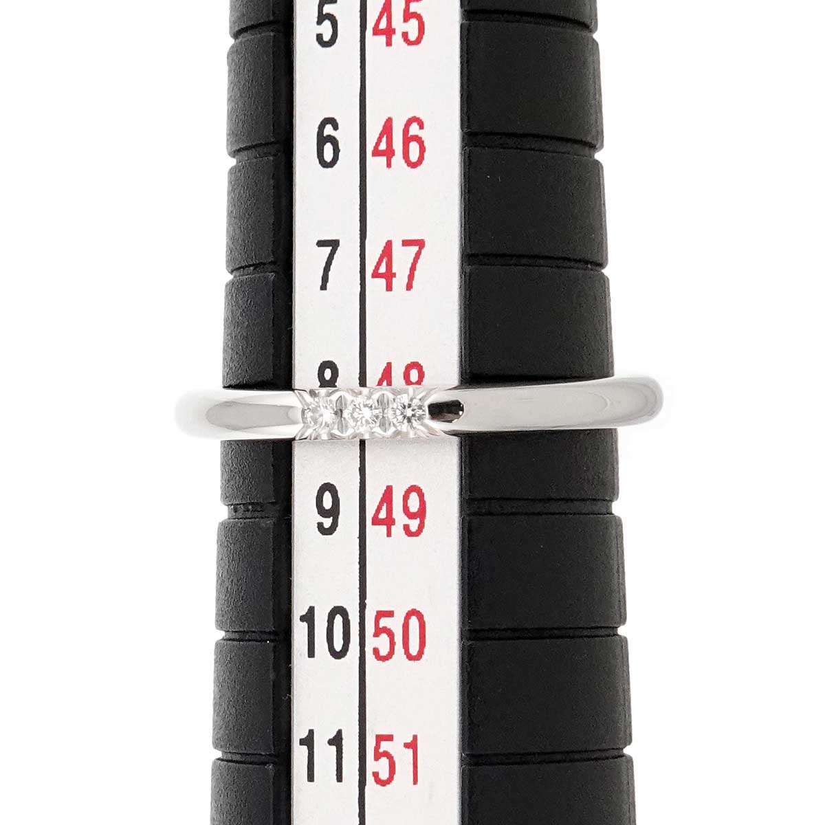 Forever Band Diamond Ring Platinum size4.5(US)