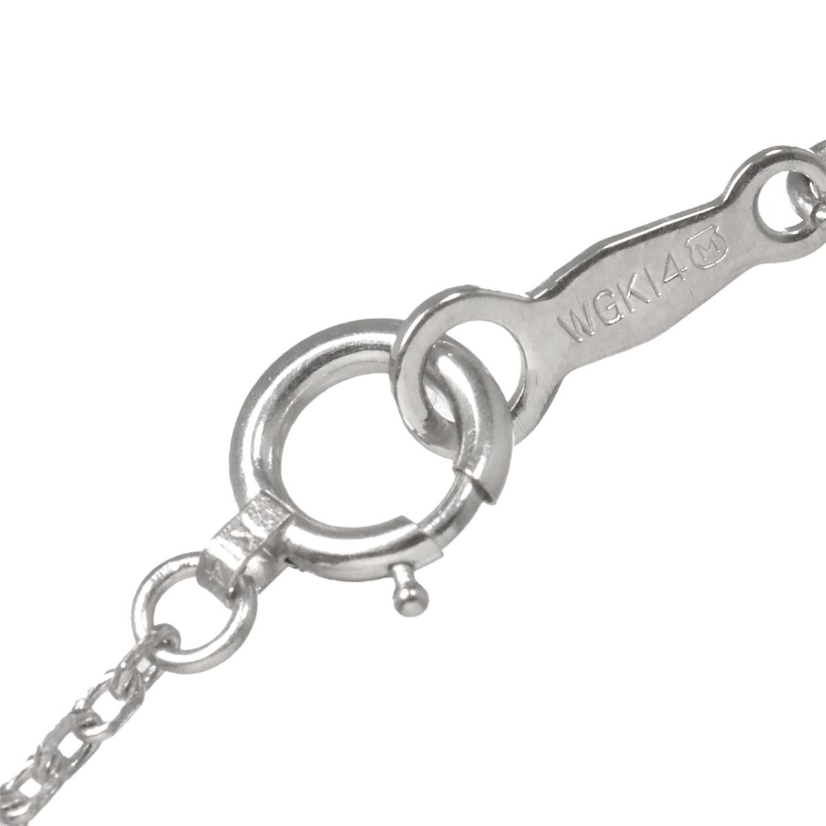 Black Pearl 9.6mm Diamond 0.25ct Necklace 14K WG 585