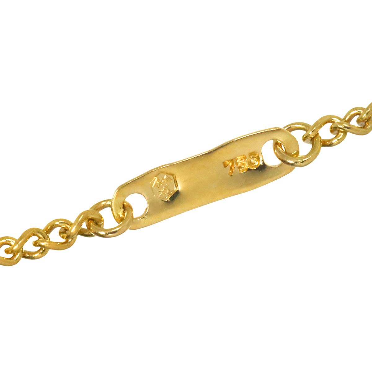 Ruby Diamond Necklace 18K YG WG 750