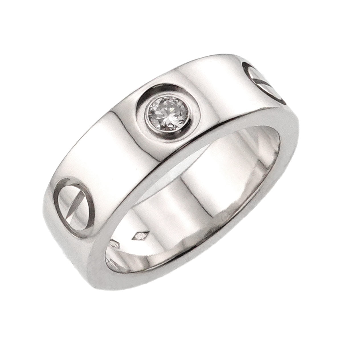 Love Ring Diamond 1P Platinum size46 3.75(US)