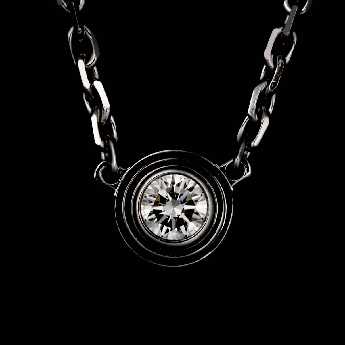 d Amour XS Necklace Diamond Necklace 18K WG 750