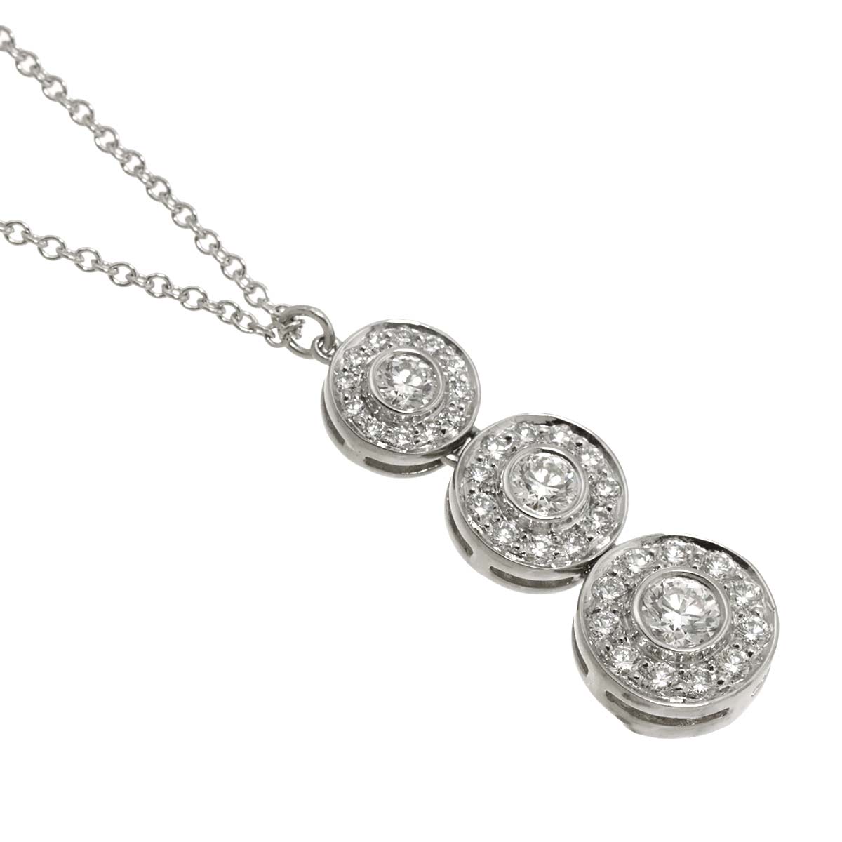 Circlet Diamond Necklace Platinum