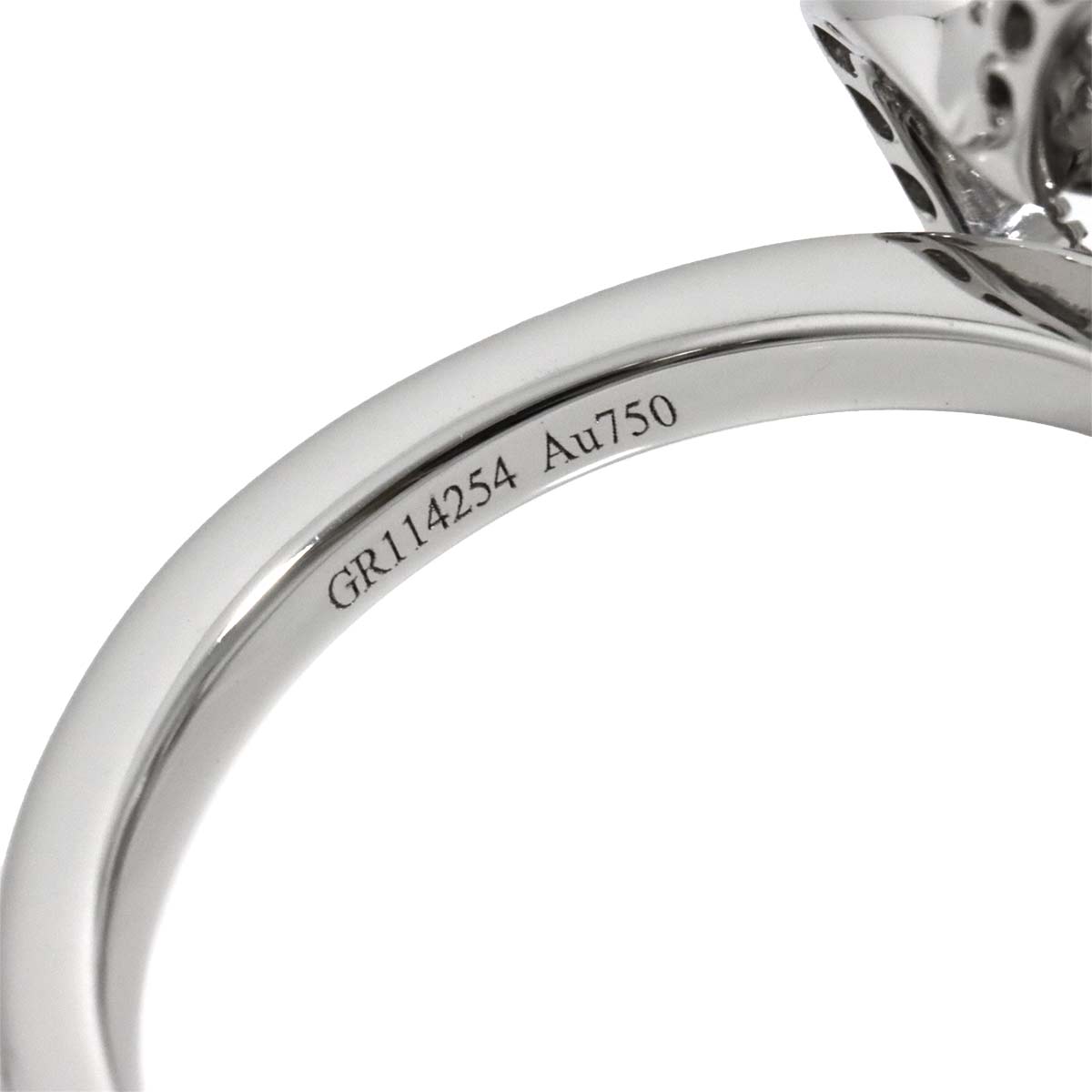 Wildflower Diamond Ring 18K WG 750 size6-6.25(US)