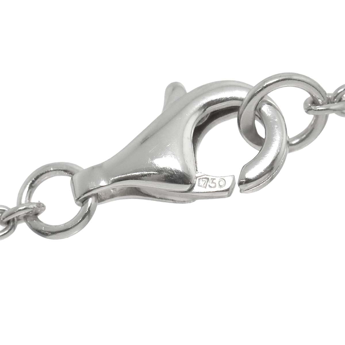 Camelia Necklace Diamond 18K White Gold 750