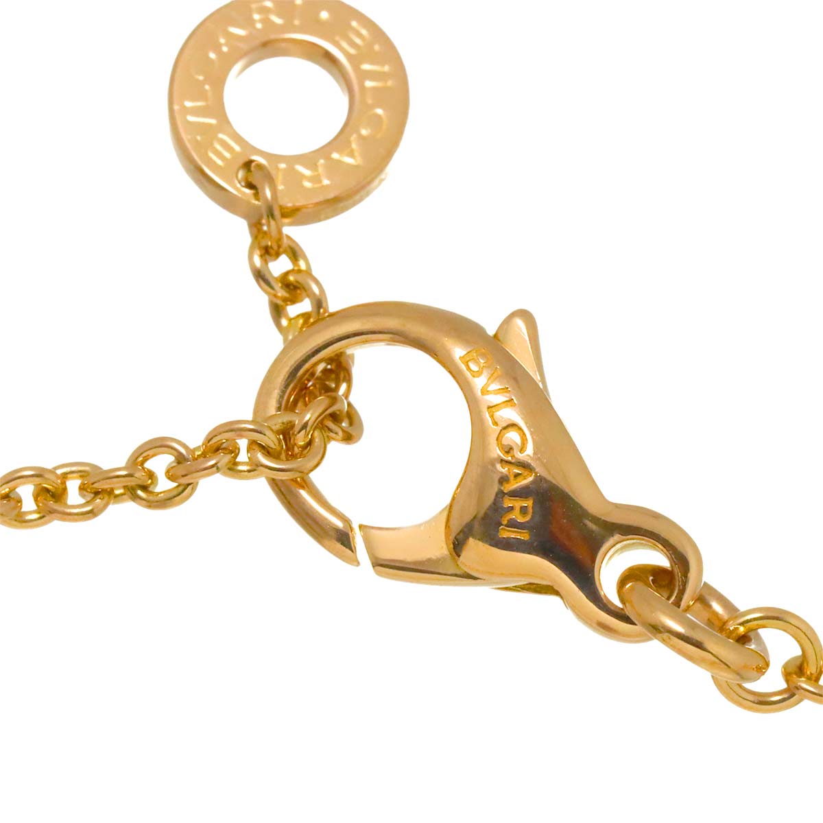 BVLGARIBVLGARI Mother of Pearl Diamond Onyx Necklace 18K PG 750