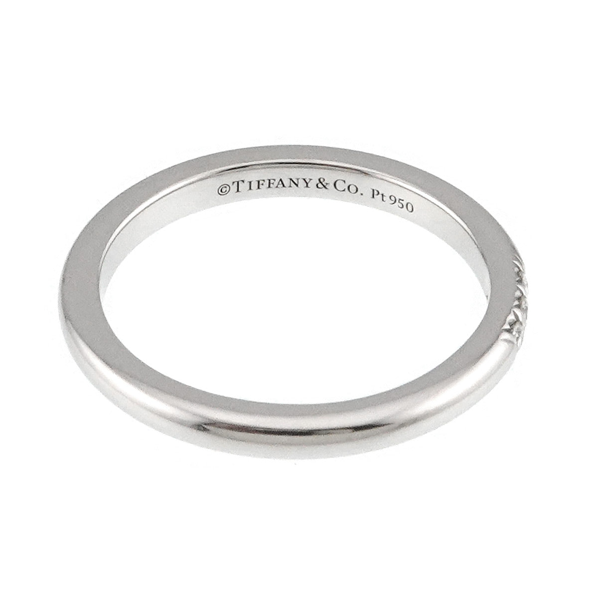 Forever Band Diamond Ring Platinum size3.75-4(US)