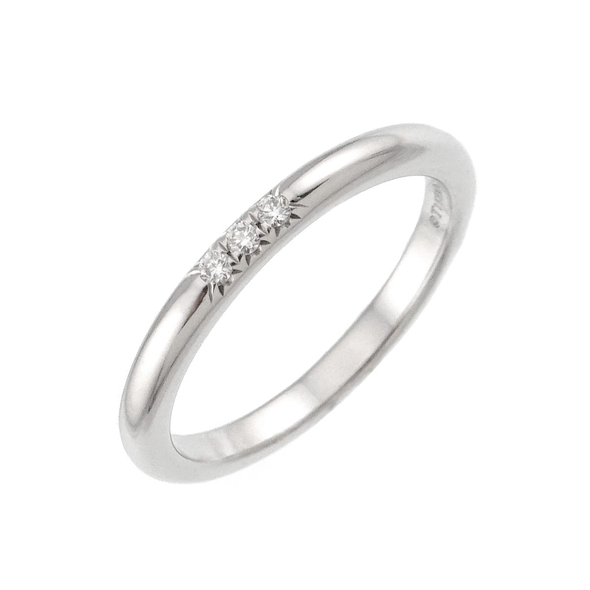 Forever Band Diamond Ring Platinum size3.75-4(US)
