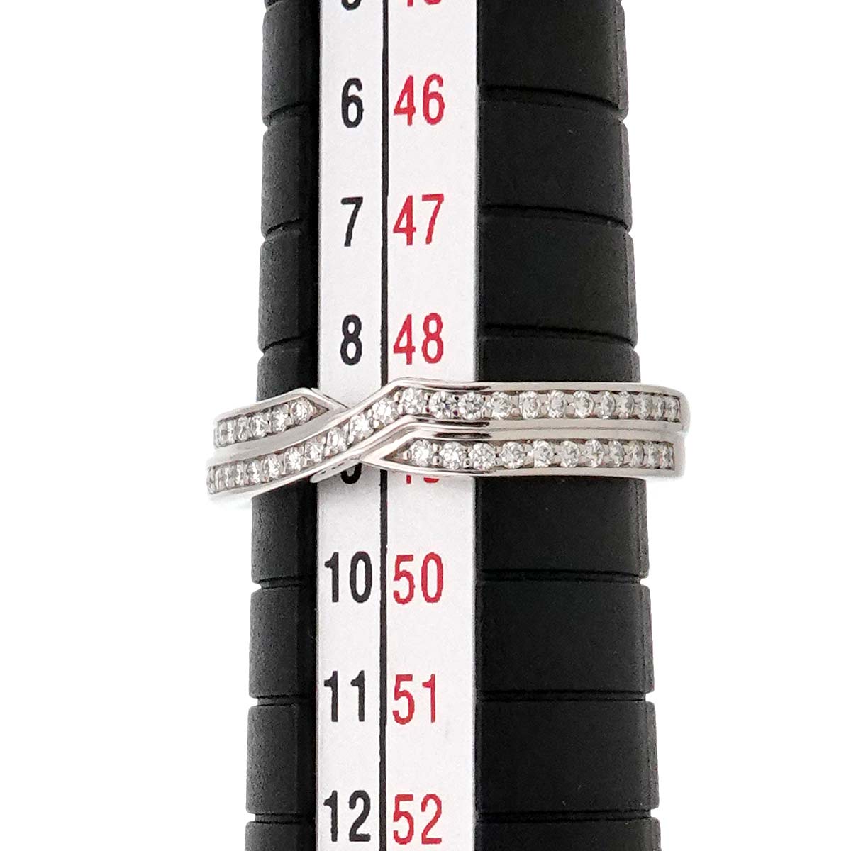 Diamond Ring Pt Platinum size4.5-4.75(US)