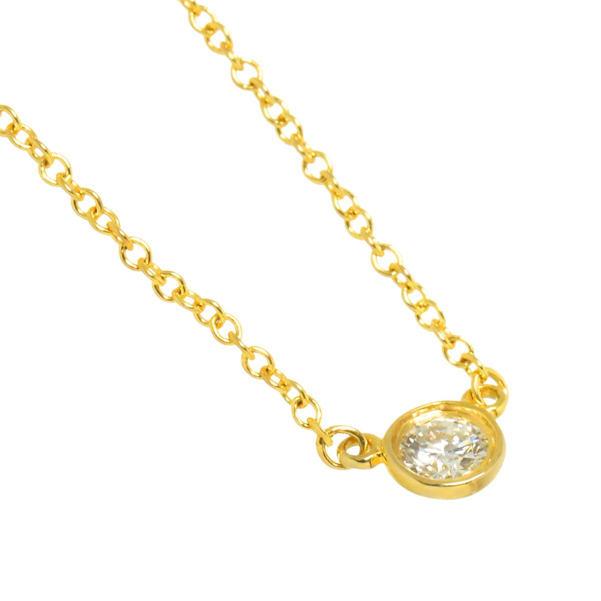 By The Yard Diamond Necklace 18K YG 750