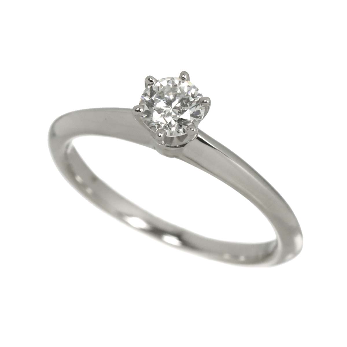 Diamond 0.30ct I/IF/3EX Ring Platinum Size4.5(US)