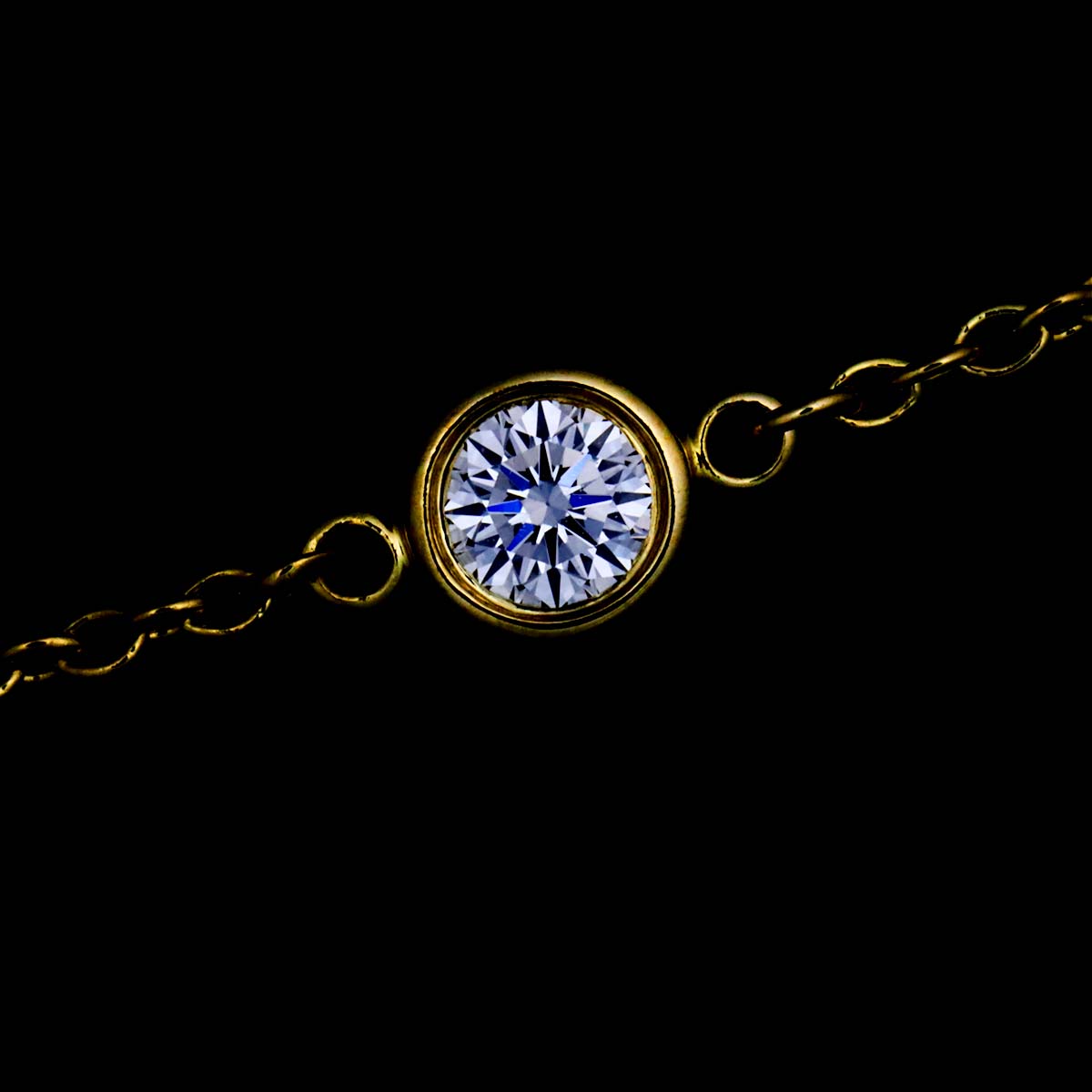 By The Yard Diamond 1P Bracelet 18K Yellow Gold 750
