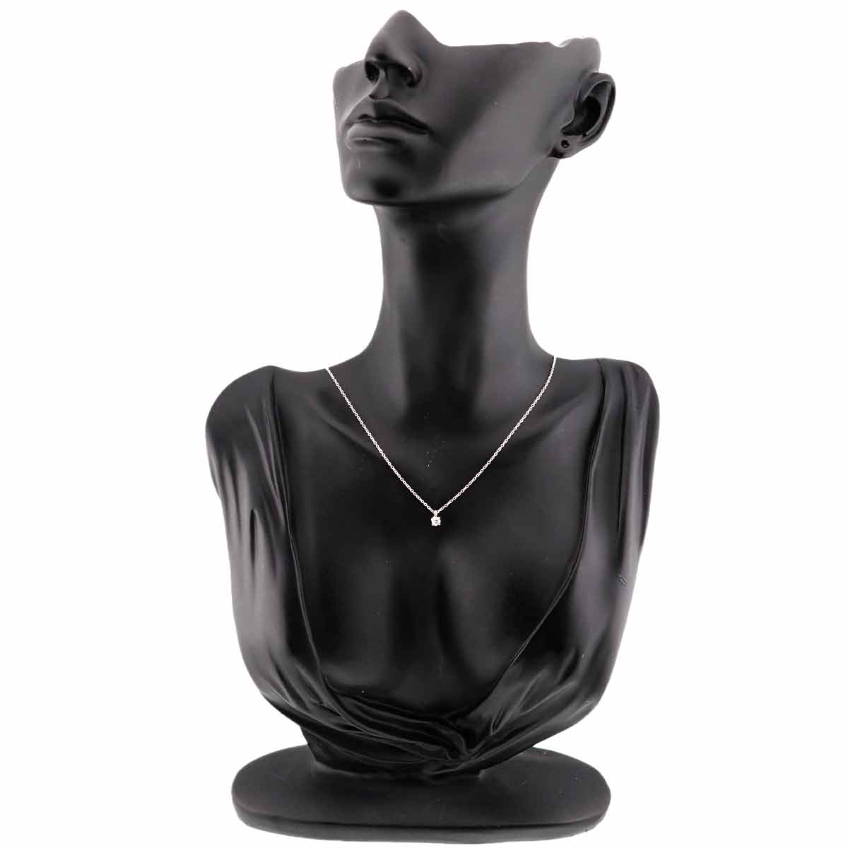 Solitaire Diamond Necklace Platinum