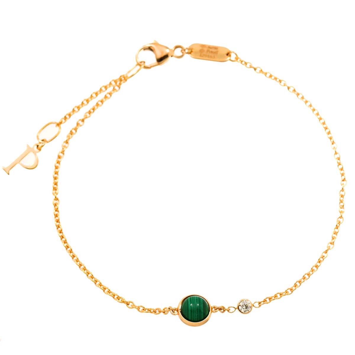 Possession Malachite Diamond Bracelet 18K PG 750