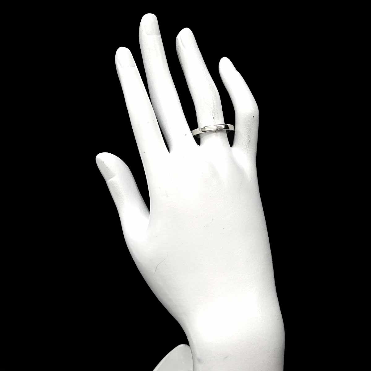 Signature Ring Pt Platinum Size6.75-7.25(US)