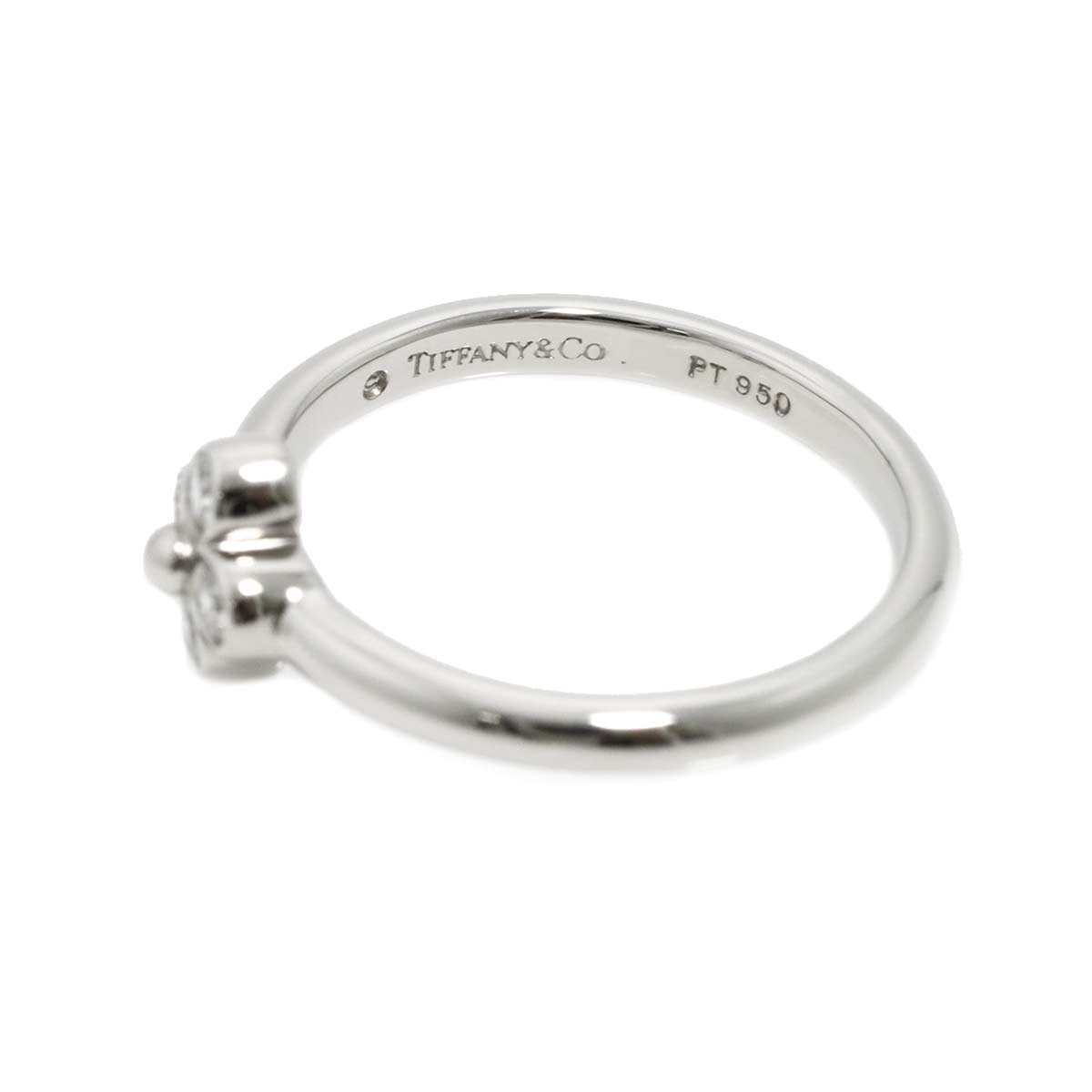 Flower Diamond Ring Platinum Size4-4.5(US)