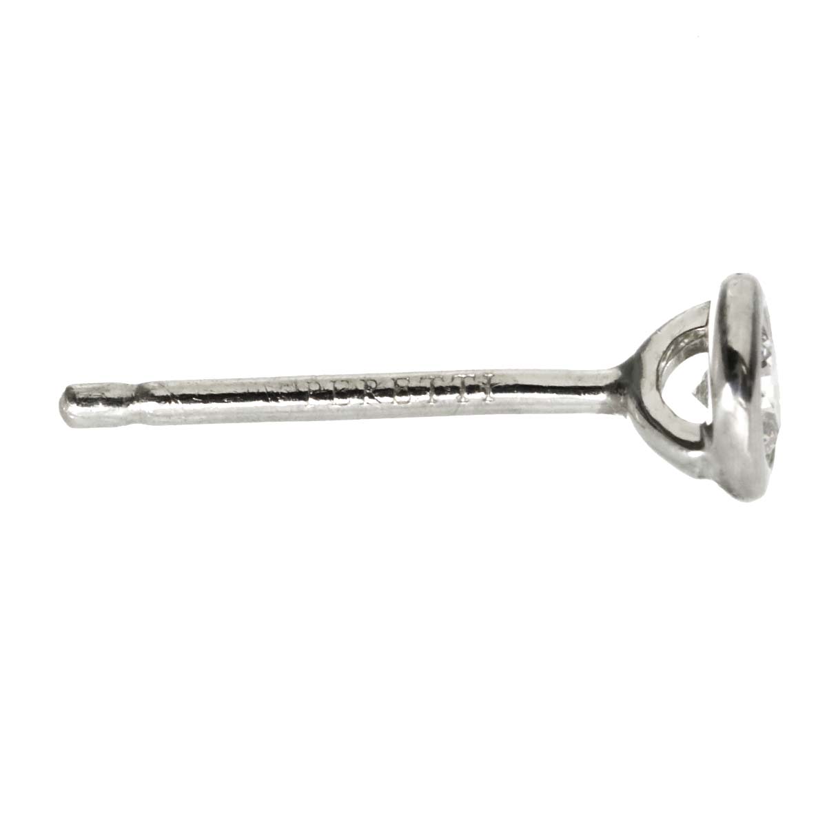 By The Yard Diamond Earrings Pierced Pt