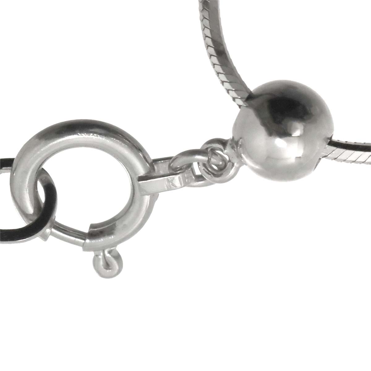 Brown Diamond 0.30ct Necklace 18K White Gold 750