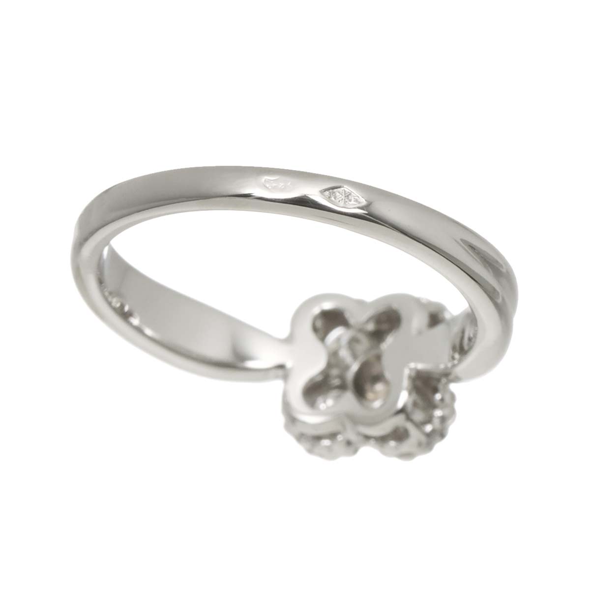 Diamond Ring 18K WG 750 size6(US)