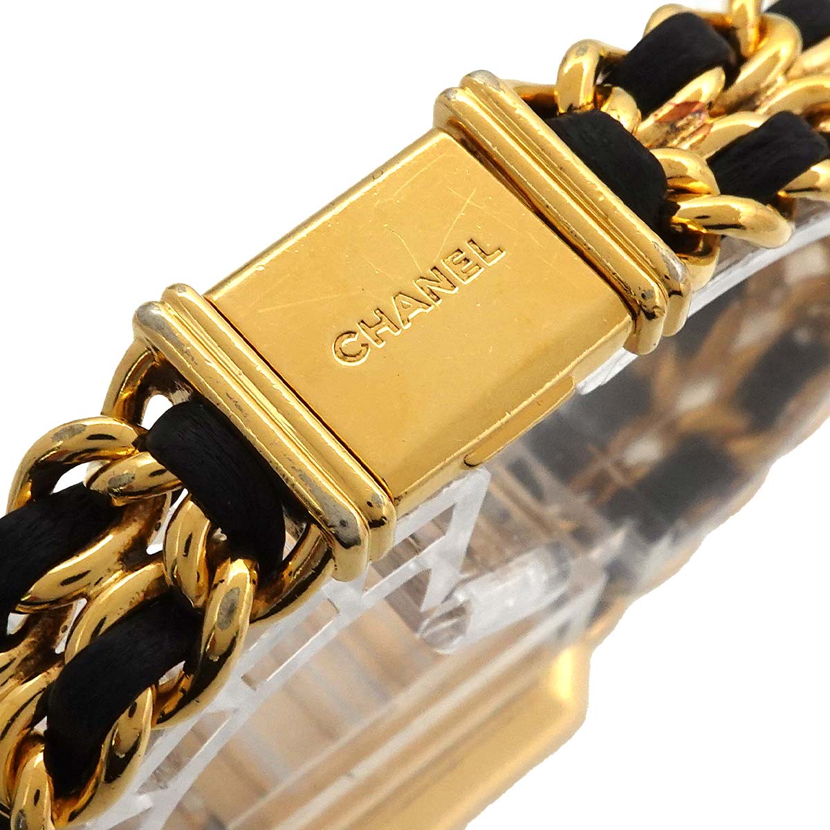 Premiere Size L H0001 Vintage Quartz Black Dial Ladies Watch