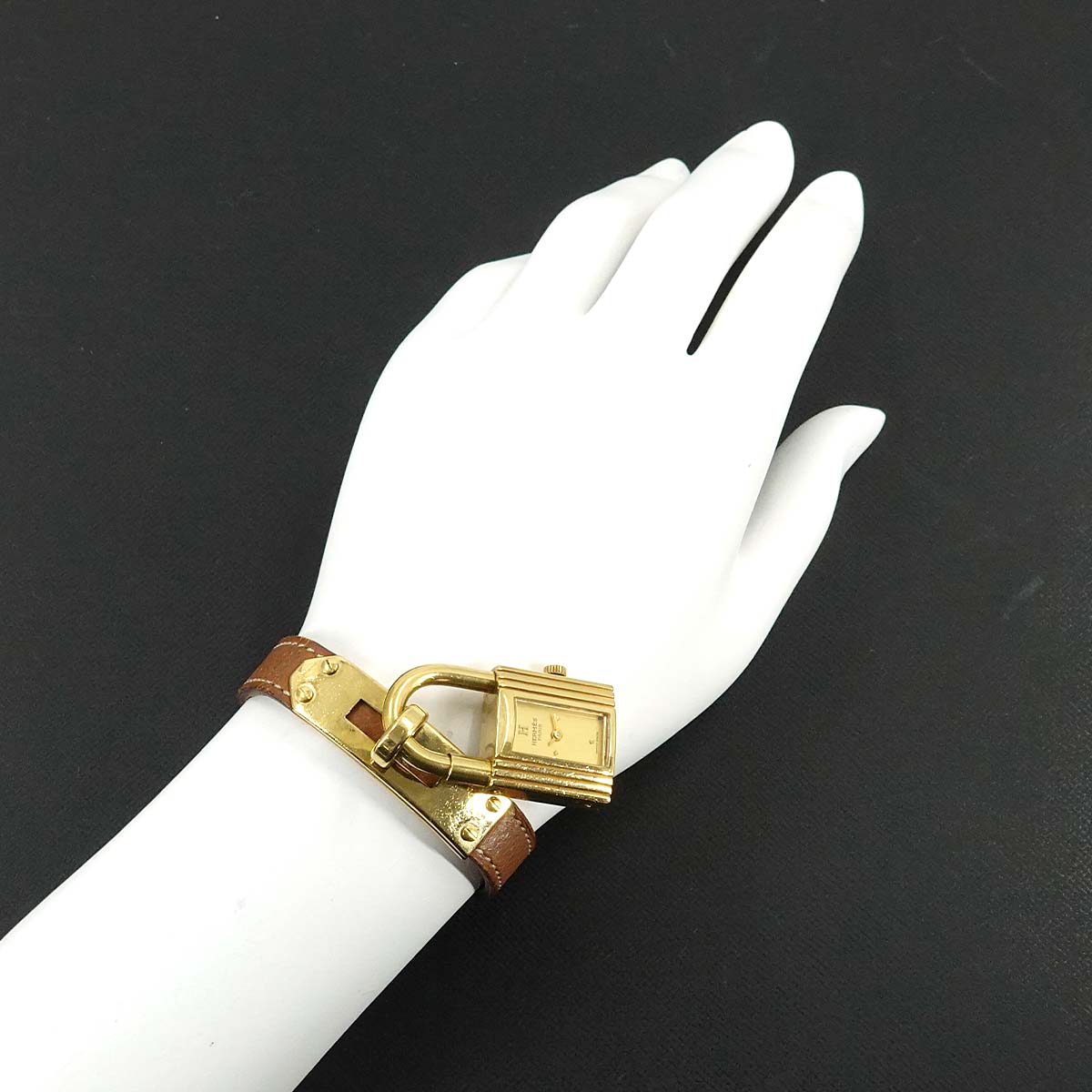 Kelly Watches Quartz Gold Dial Vintage Cadena Ladies Watch