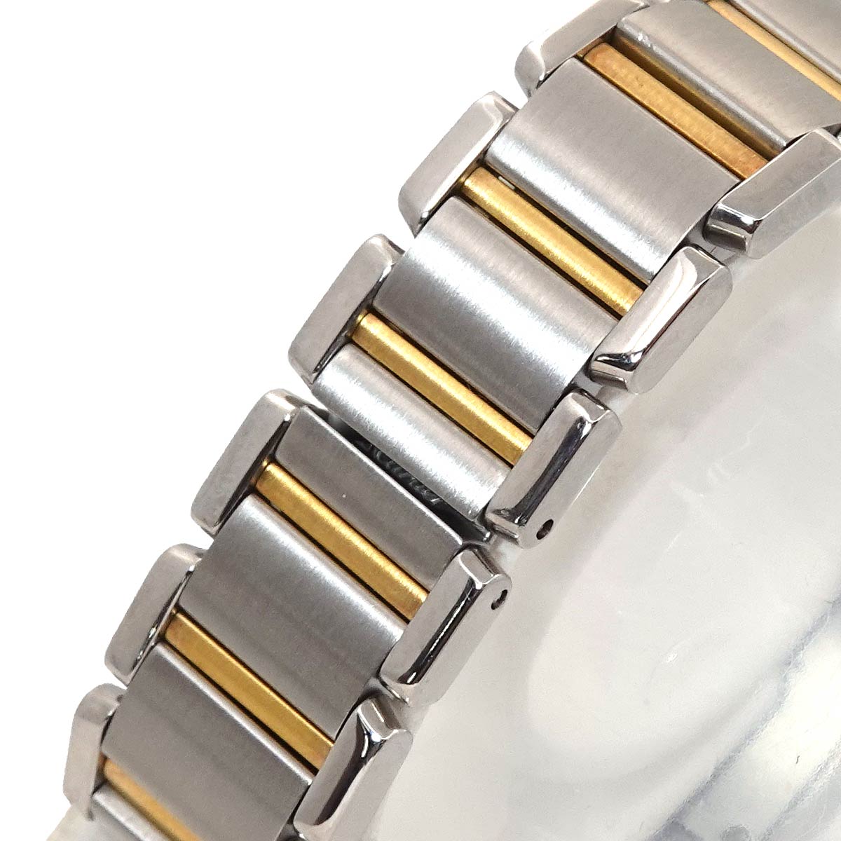 Tank Francaise SM W51007Q4 750 YG Quartz Cream Dial Ladies