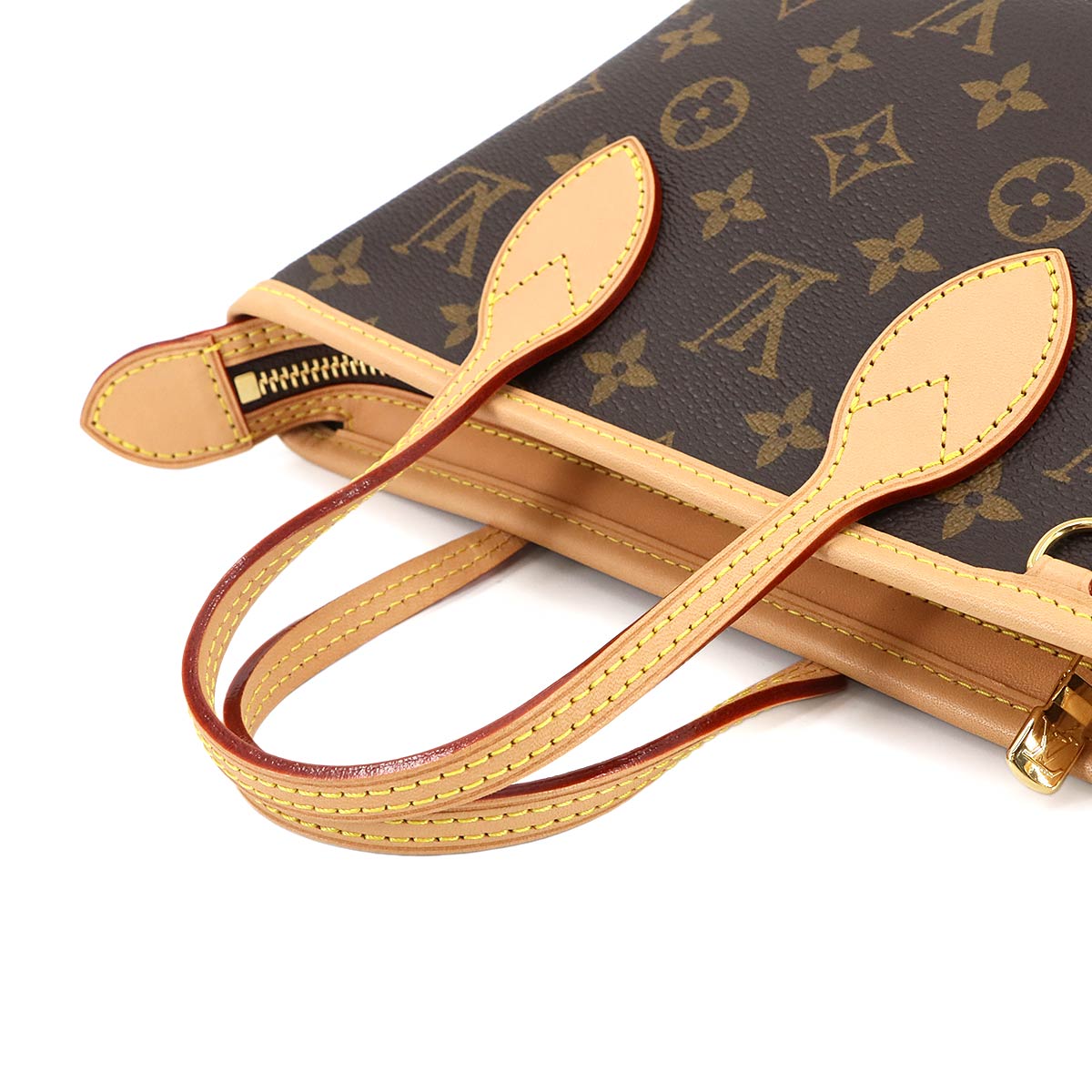 Monogram Neverfull BB Tote Shoulder Bag Brown M46705