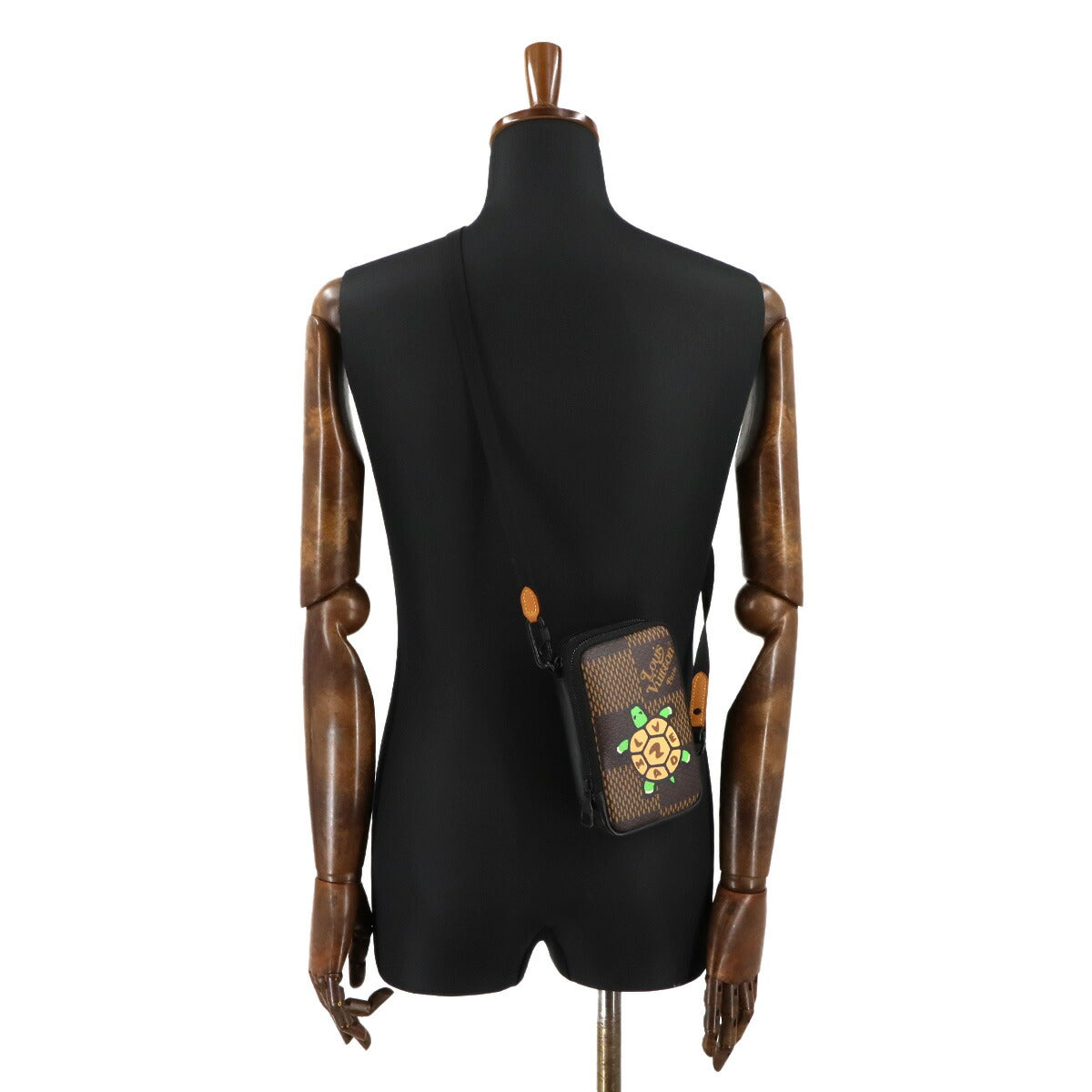 Damier Giant Double Phone Pouch Shoulder Bag N40377 NIGO