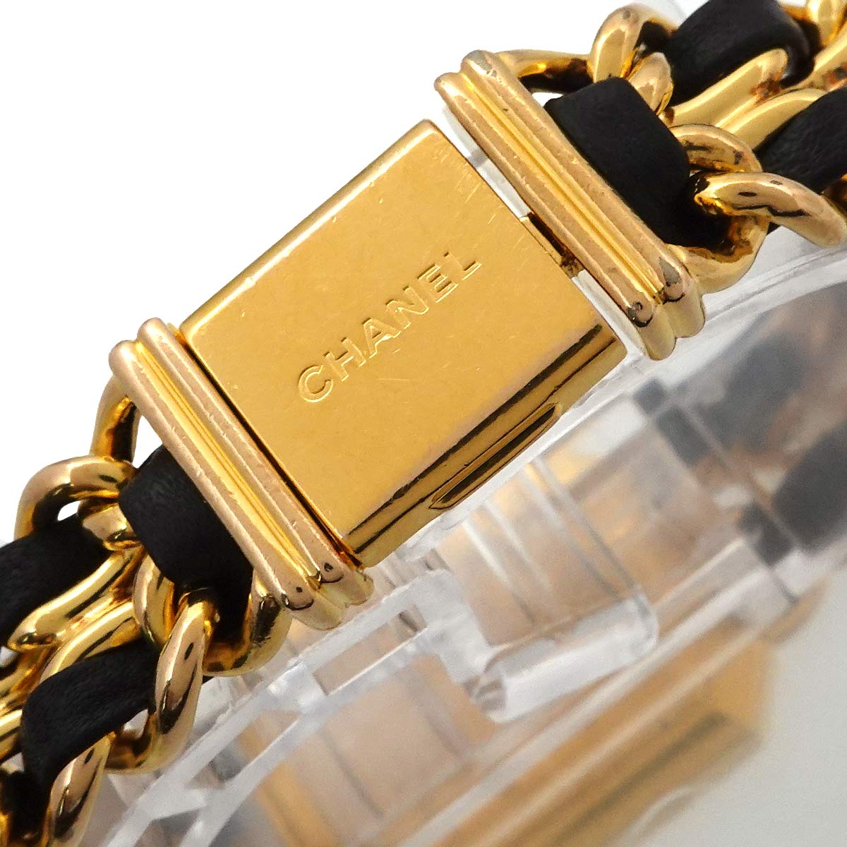 Premiere Size M H0001 Vintage Quartz Black Dial Ladies Watch