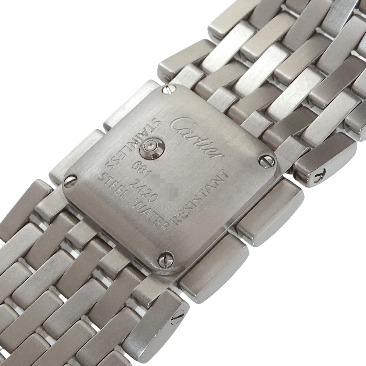 Panthere Ruban W61003T9 Quartz Pink Shell Dial Ladies Watch