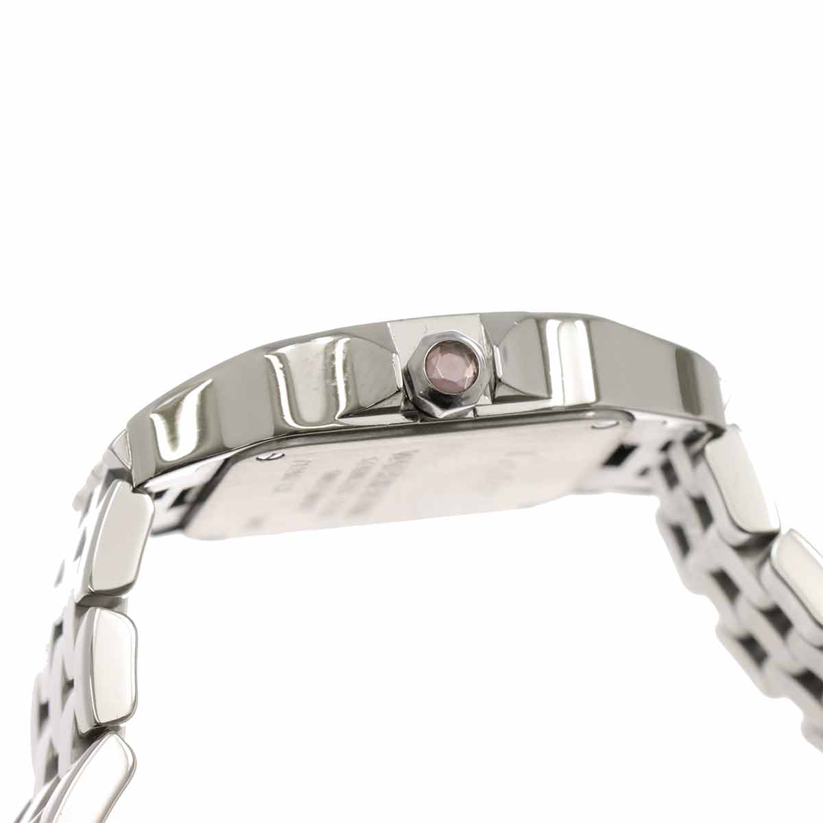 Santos Demoiselle SM W25075Z5 Quartz Pink Shell Dial Ladies