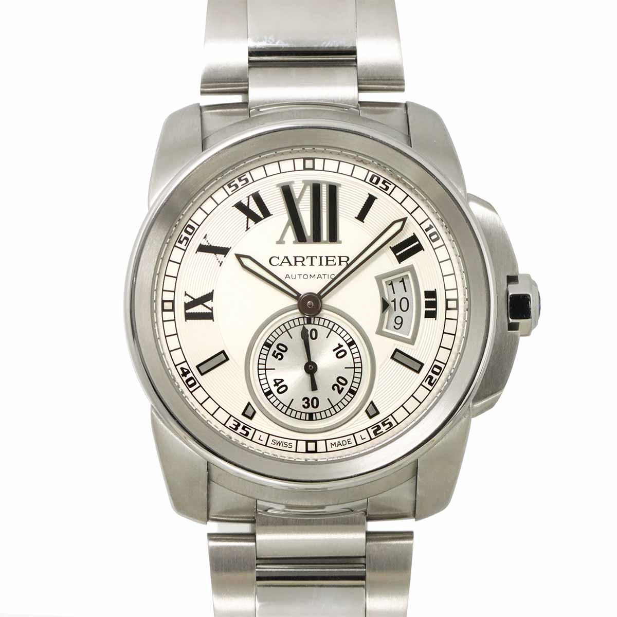 Calibre de Cartier W7100037 Date Automatic Mens Watch