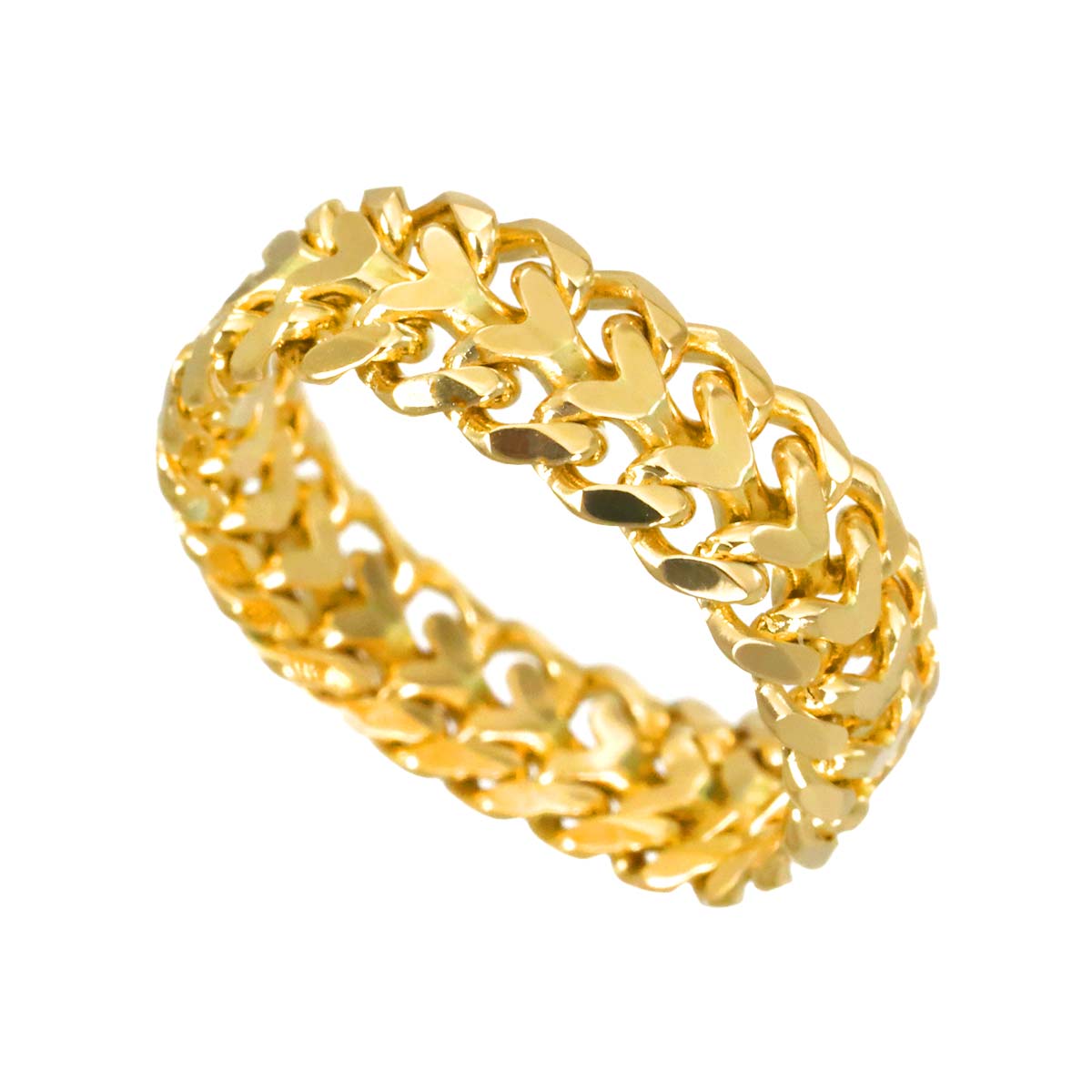 Ring 18K YG 750 Size6-6.25(US)