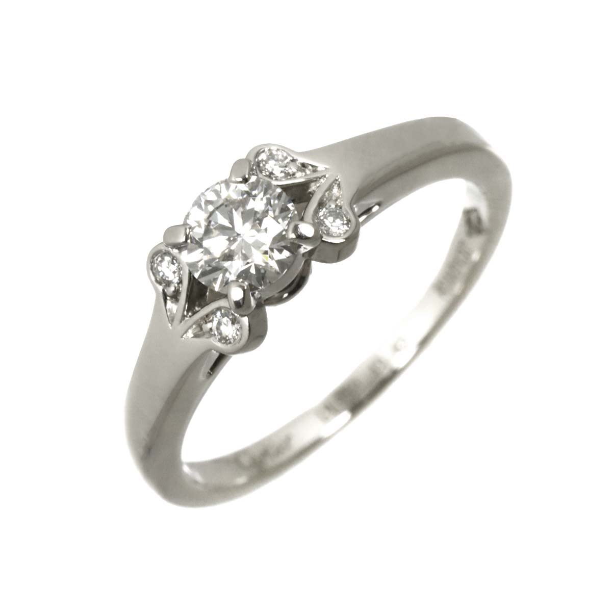 Ballerine Diamond 0.35ct G/VVS1/3EX Ring Pt Size49 4.75-5(US)
