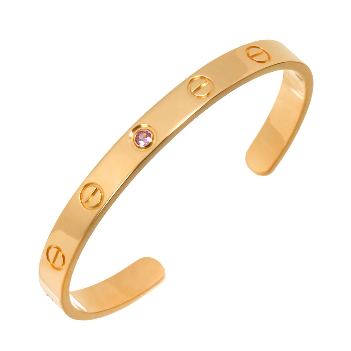 Love Open Bracelet Sapphire 18K Pink Gold 750 Size16