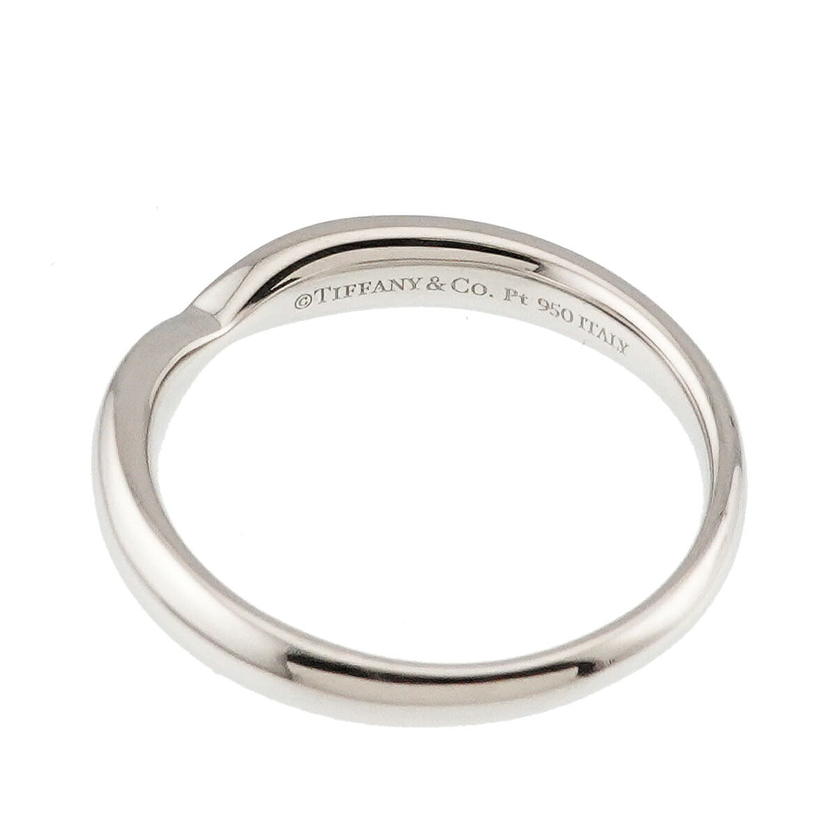 TIFFANY Co. Harmony Band Ring Platinum size3.75-4(US)