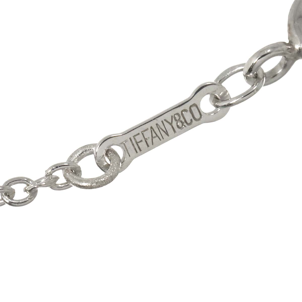 Open Heart Long Necklace Silver 925