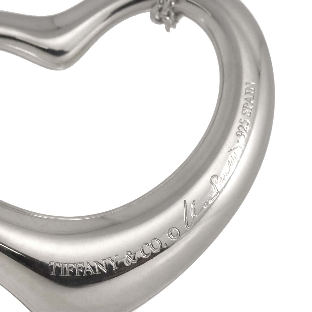 Open Heart Necklace Silver 925