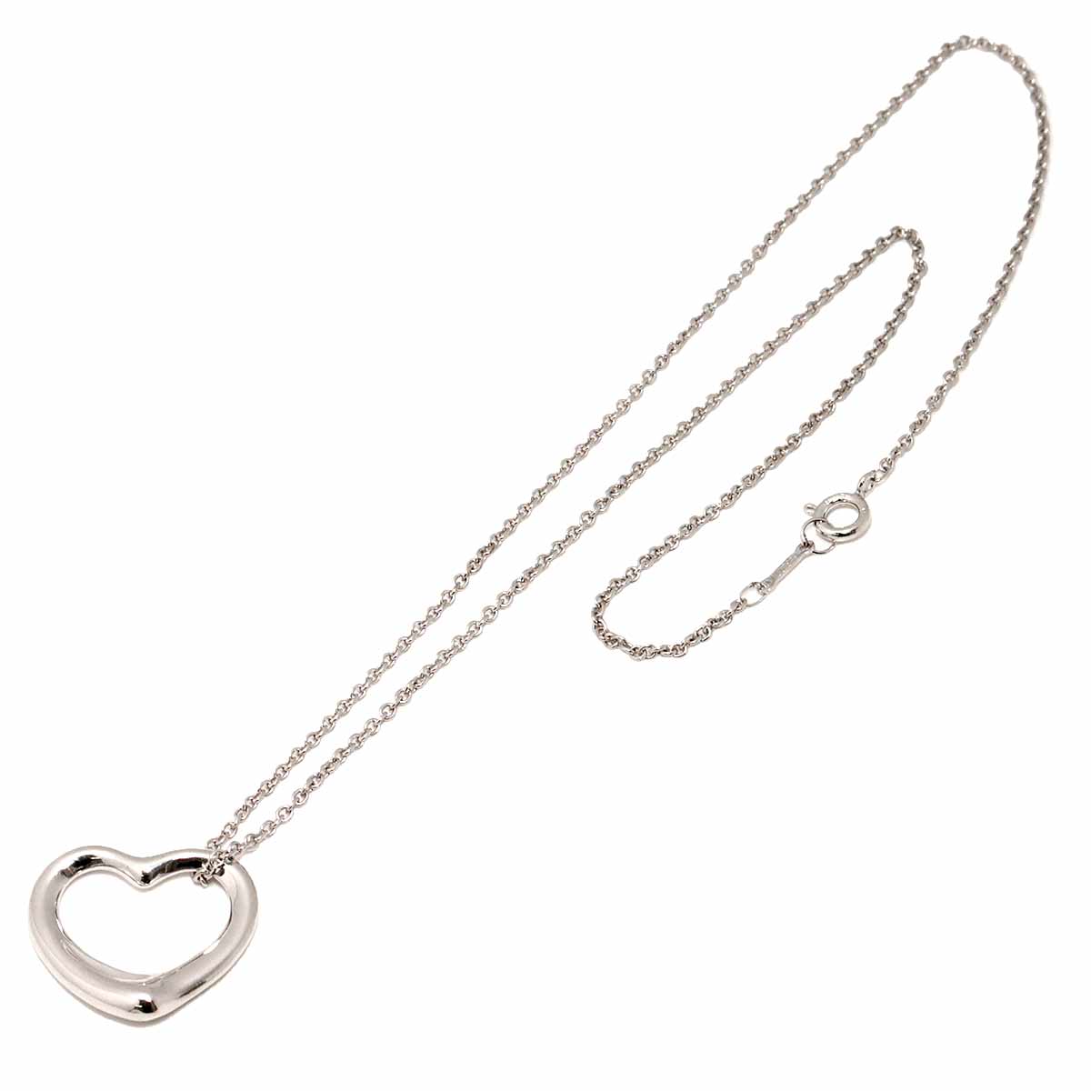 Open Heart Necklace Silver 925