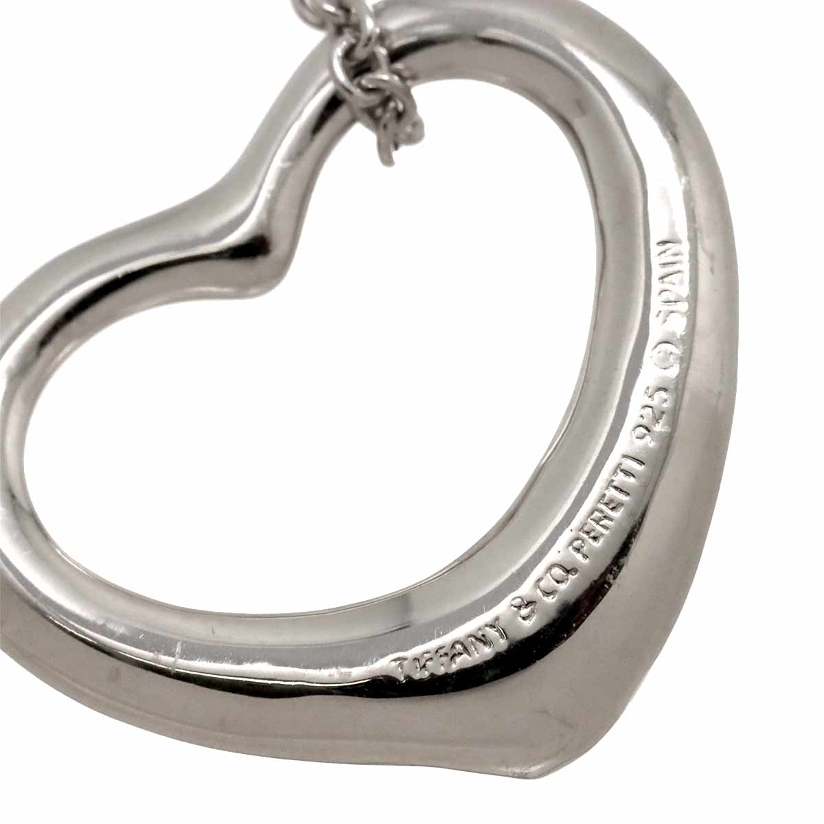 Open Heart Necklace Silver 925