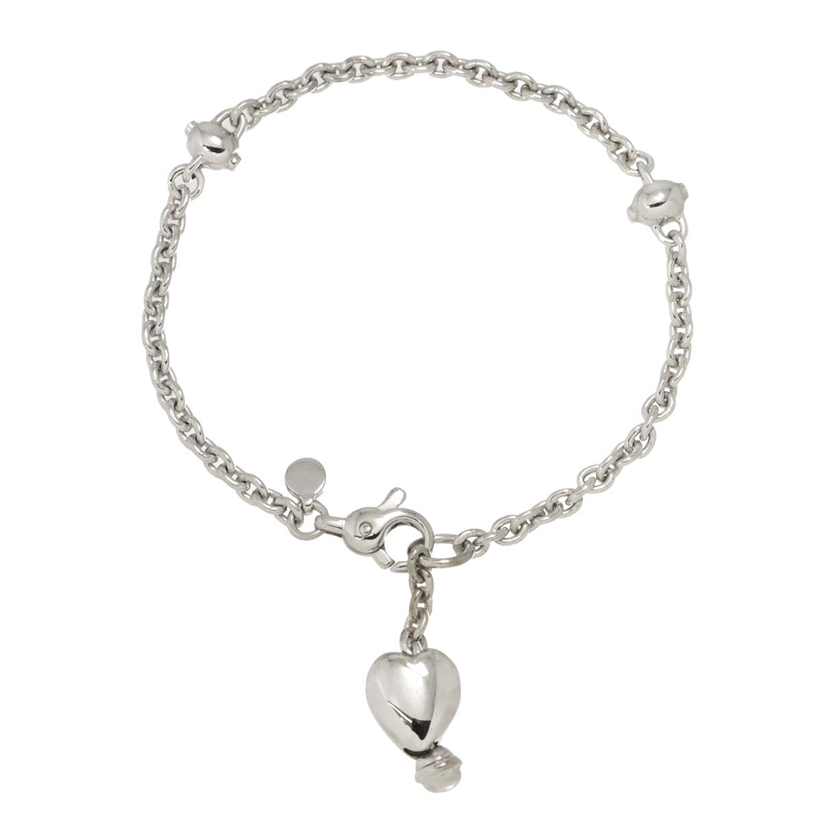 Heart Motif Bracelet SV 925 Silver