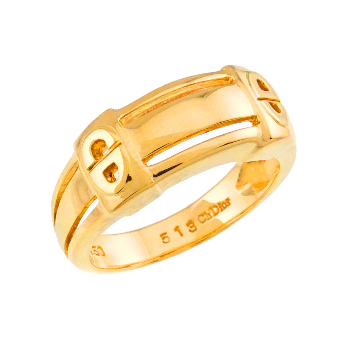 Ring 18K Yellow Gold 750 size5.5-5.75(US)