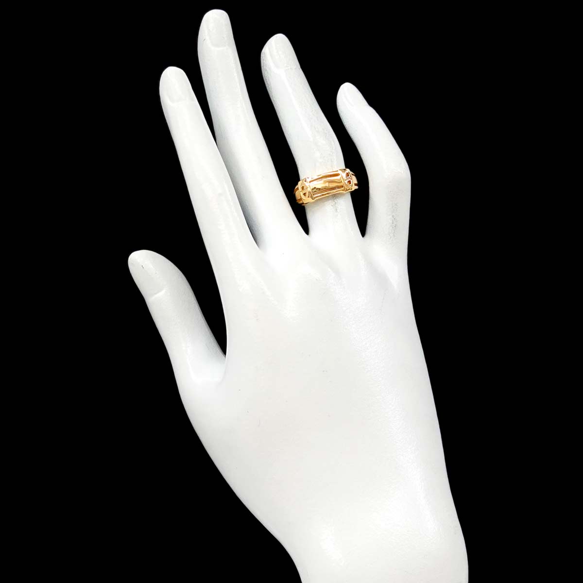 Ring 18K Yellow Gold 750 size5.5-5.75(US)